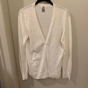 White Old Navy Cardigan